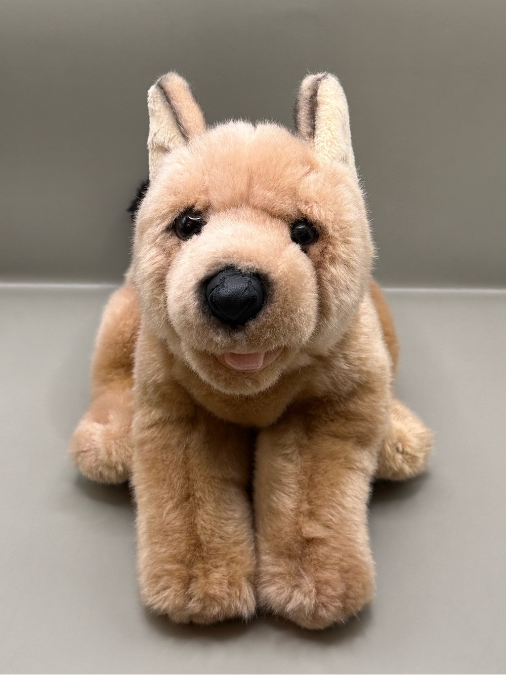 Vintage Animal Alley German Shepherd Puppy Stuffed Animal Plush Realistic